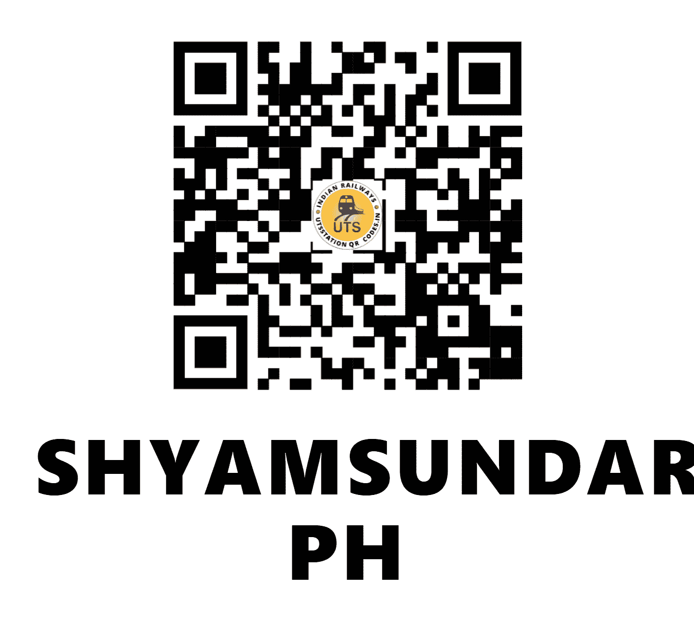 UTS QR Code for SHYAMSUNDAR PH - SHMR (SE - WEST BENGAL)